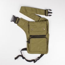 Pochette ceinture Burning Man Festival vert kaki pochette nomade