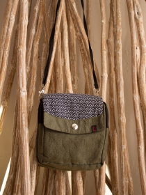 Jupe r&eacute;versible Jag Design Olivine courte jupe femme facile &agrave; porter