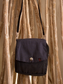 Jupe r&eacute;versible Stripes mix Stretch Limo Polka longue pi&egrave;ce mode longue au design audacieux