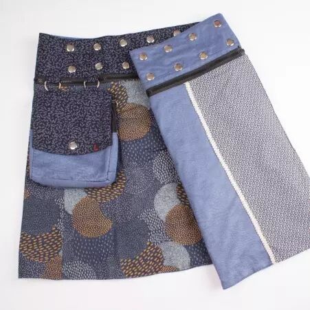 Jupe r�versible Stripes mix Stellar mi-longue jupe confortable pour le quotidien