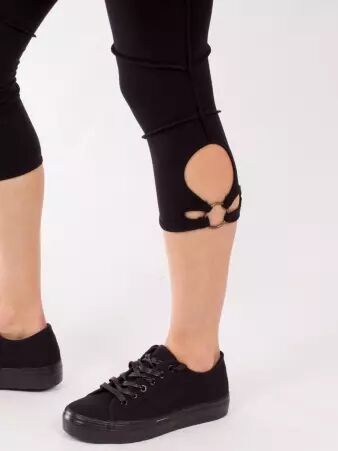 Legging Breizh summer Noir v�tement f�minin basique et polyvalent