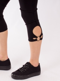 Legging Breizh summer Noir legging noir l&eacute;ger pens&eacute; pour la saison chaude