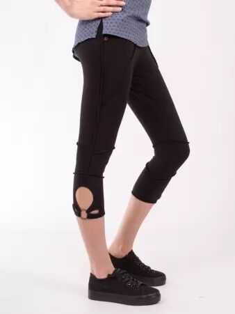 Legging Breizh summer Noir v�tement f�minin basique et polyvalent