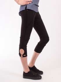Legging Breizh summer Noir v&ecirc;tement f&eacute;minin basique et polyvalent