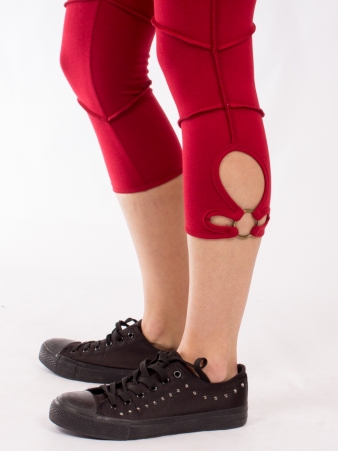 Legging Breizh summer Rouge legging rouge vif au style �nergique