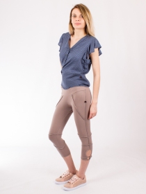 Legging Breizh summer Gris v&ecirc;tement stretch estival facile &agrave; associer