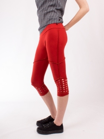 Legging Lazer cut Brique legging brique &agrave; d&eacute;coupe graphique et contemporaine