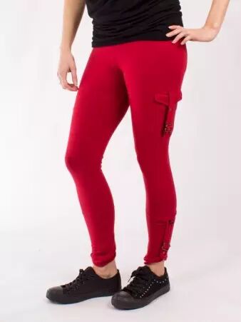 Legging Urbex Festival Rouge v�tement stretch graphique