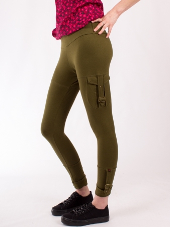 Legging Urbex Festival kaki legging kaki graphique � l'esprit street