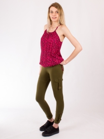 Legging Urbex Festival kaki v&ecirc;tement f&eacute;minin stretch et moderne