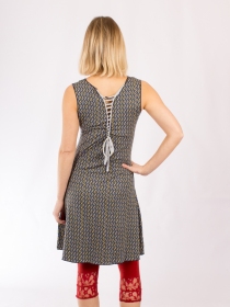 Robe Papaya Inat &agrave; imprim&eacute; graphique et coupe fluide