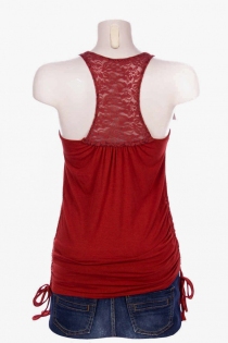 Top Abaya dentelle rouille top abaya rouille dentelle chaleureuse