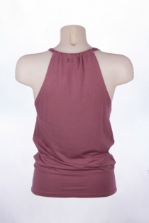 Top Fidji b&eacute;nitier rose top l&eacute;ger &agrave; drap&eacute; d&eacute;licat