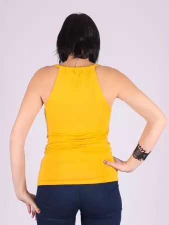 Top Fidji b�nitier jaune top fluide � esprit solaire