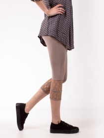 Legging Barok Gris legging graphique gris au style contemporain