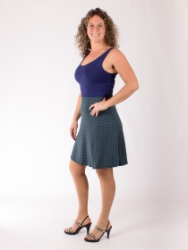 Robe Paquita Dandy dots bleu coupe fluide