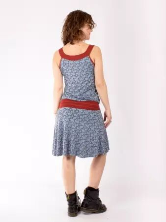 Robe Noum�a Ditsy brun robe l�g�re