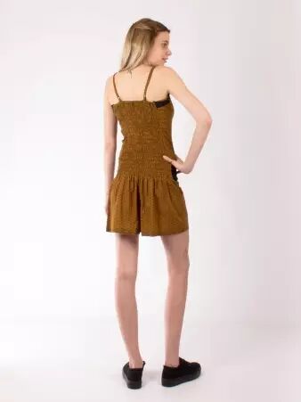 Combi-bustier Asanoha Safran pi�ce mode � l'esprit cr�atif