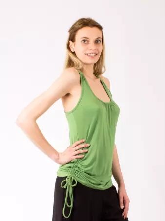 Top Abaya dentelle vert amande top abaya vert amande dentelle fine