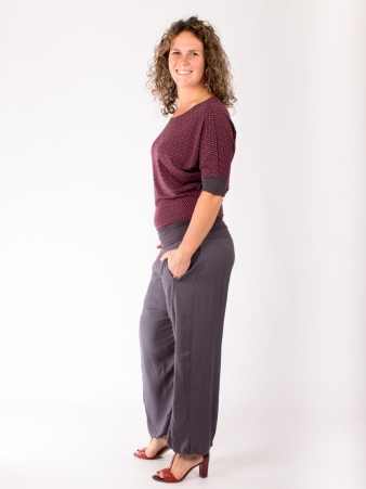 Pantalon Guarani Stone pi�ce mode intemporelle fluide et confortable