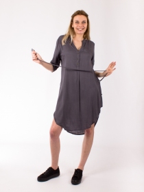 Blouse chemisier Stone cr&eacute;ation de caract&egrave;re au style distinctif