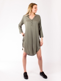 Blouse chemisier Olivine cr&eacute;ation au caract&egrave;re artistique affirm&eacute;