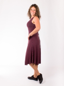 Robe Papaya longue Dandy dots rouge robe fluide