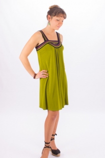 Tunique Lila Vert Anis