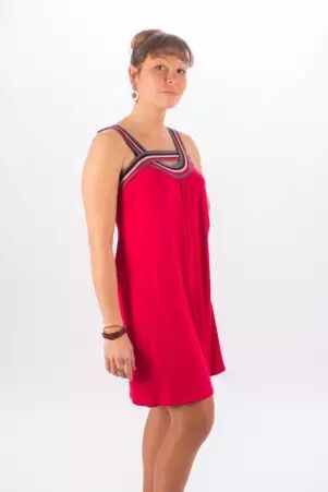 Tunique Lila Rouge tunique lila rouge vibrante