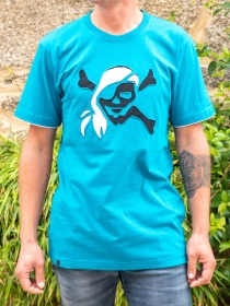 Tee shirt Pirate Bleu t-shirt pirate bleu illustration aventure