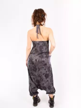 Combinaison Wild Gris v�tement f�minin au tomb� fluide et � l'esth�tique raffin�e