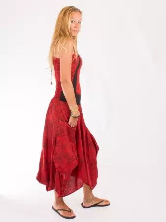 Robe Cayo Cako Graphical Red robe rouge graphique