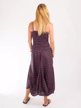 Robe Cayo Cako Yawari Rouge robe rouge � imprim� traditionnel