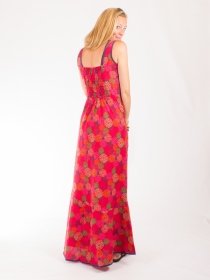 Robe Samana Rainbow Splash Rouge robe f&eacute;minine au graphisme color&eacute;