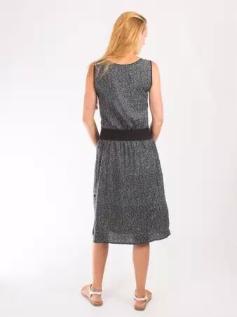Robe Nagoya Galaxy vert au style boh�me graphique