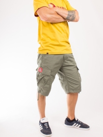 Molecule short 55002 Kaki short Molecule kaki &agrave; l'esth&eacute;tique militaire