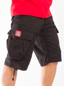 Molecule short 55002 Noir v&ecirc;tement utilitaire court au look urbain