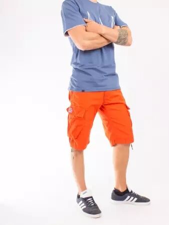 Molecule short 55002 Orange short Molecule orange au coloris �nergique