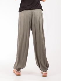 Pantalon Guarani Olivine pi&egrave;ce mode fluide &agrave; l'allure zen