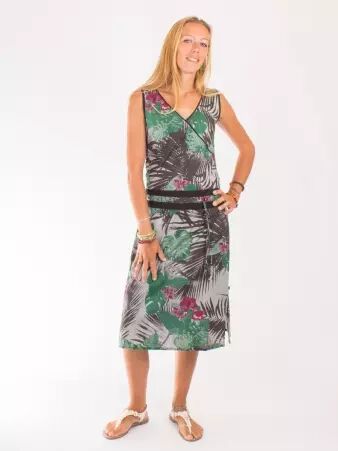 Robe Nagoya Ka'ula � motif artistique et ligne fluide