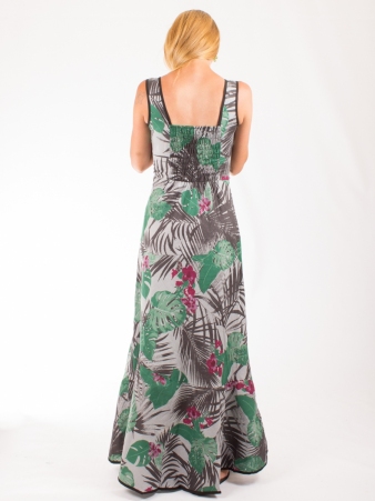Robe Samana Ka'ula robe fluide � imprim� hawa�en