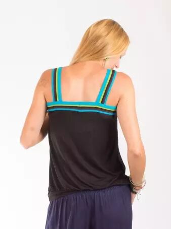 Top Lila Noir top f�minin noir intemporel
