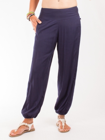 Pantalon Guarani Navy v�tement f�minin confortable et fluide