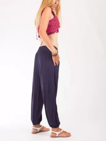Pantalon Guarani Navy v�tement f�minin confortable et fluide