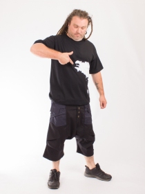 Tee shirt Bretagne Noir t-shirt noir &agrave; motif breton