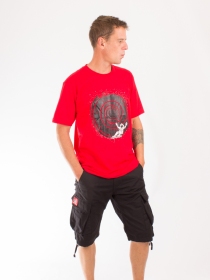 Tee shirt Cosmos surfing Rouge