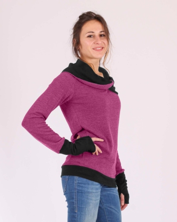 Pull Witch pourpre pull violet profond