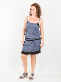 Robe Cha&iuml;ma Asanoha Stone robe fluide &agrave; motif asanoha min&eacute;ral