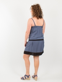 Robe Cha&iuml;ma Asanoha Stone robe f&eacute;minine graphique