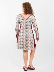 Robe Zoha Balon Udara robe boh&egrave;me originale &agrave; motif graphique